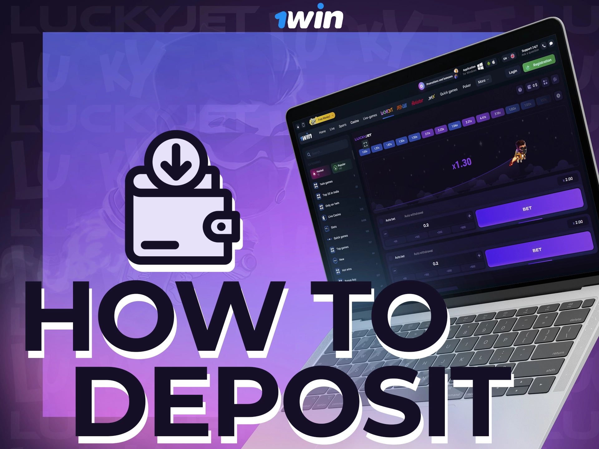 Find out how easy it is to deposit your balance at 1win.