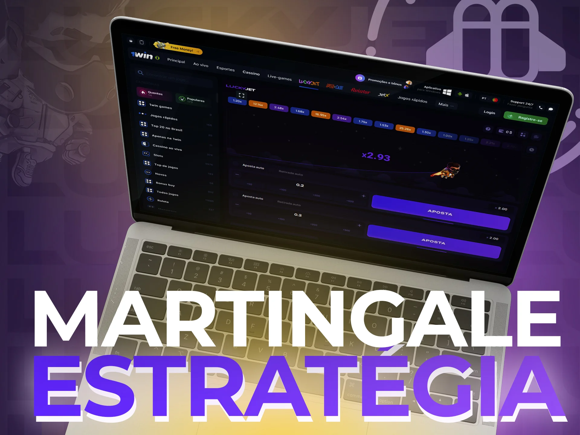 A estratégia do martingale irá certamente ajudar a fazer uma aposta vencedora.