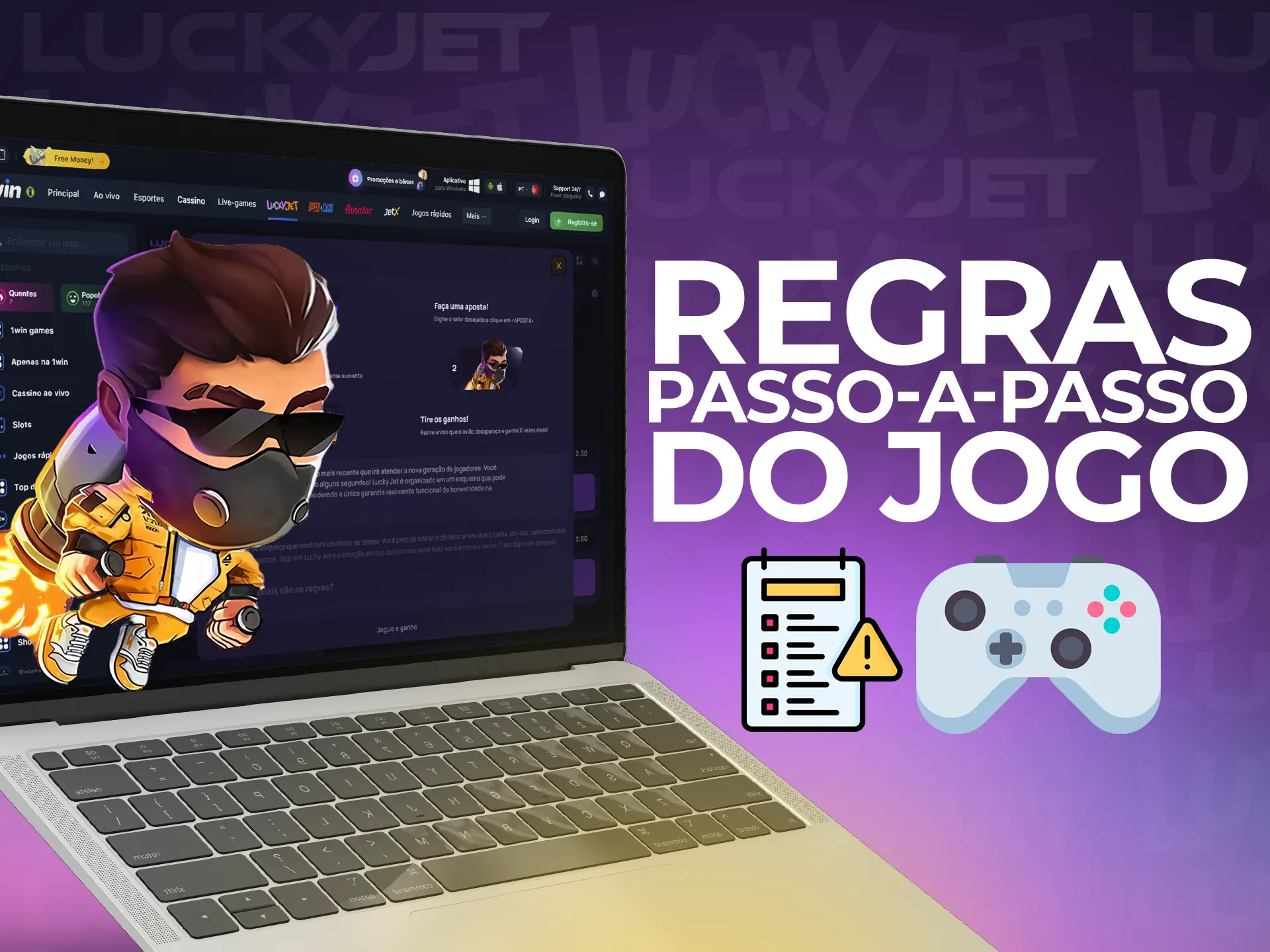 Conheça as regras do Lucky Jet no 1win.