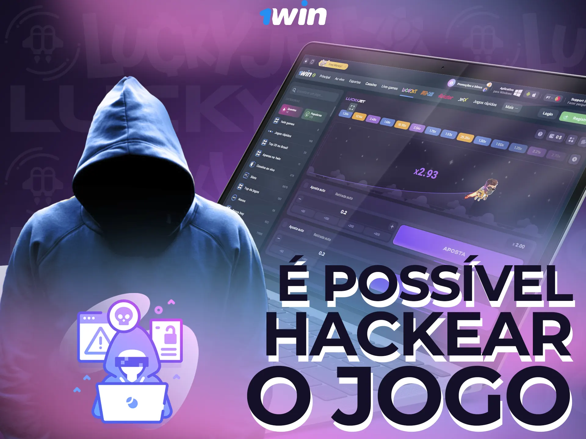 O Lucky Jet no 1Win é seguro para os jogadores.