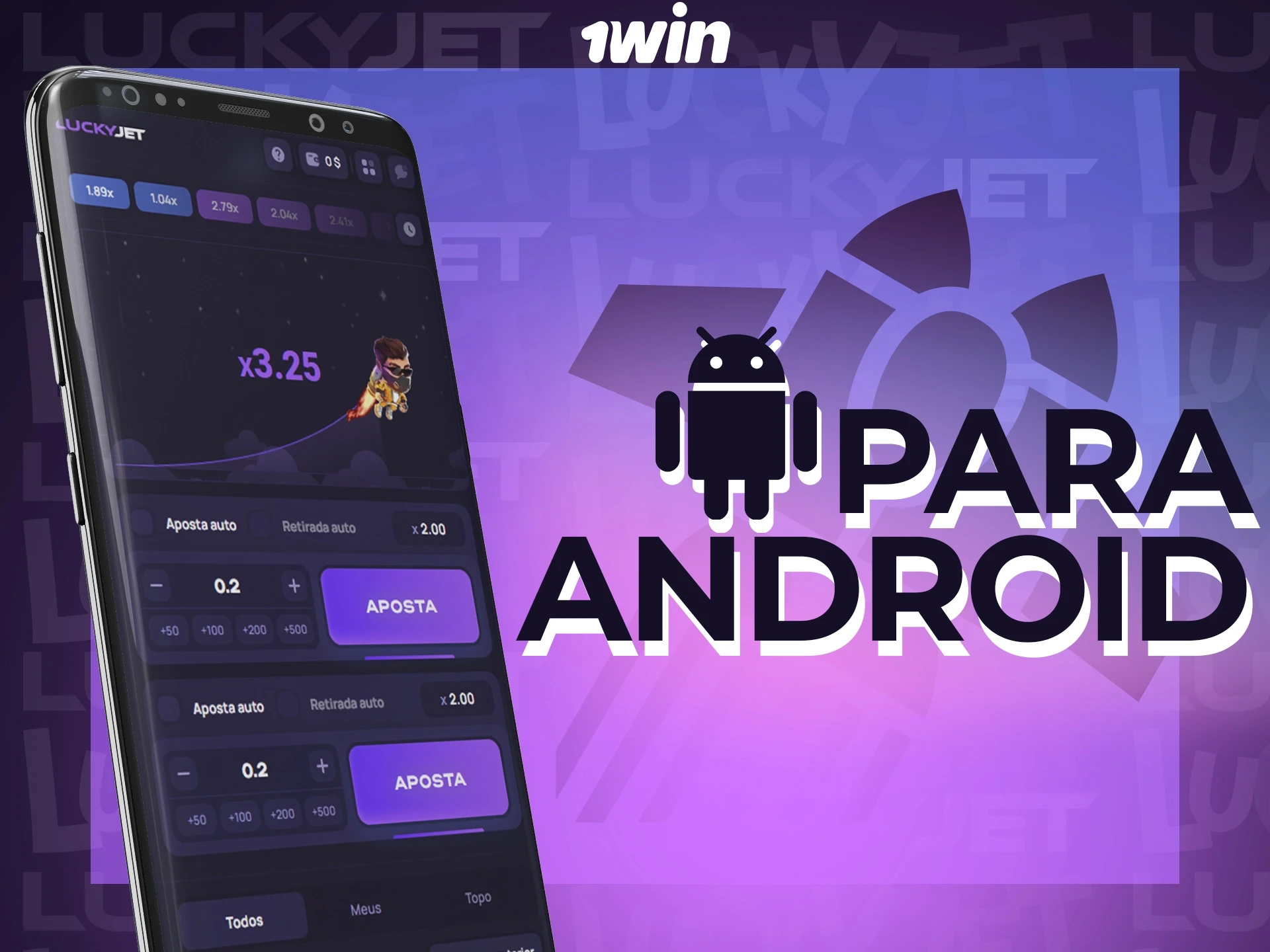 A aplicação 1win tem uma óptima versão para dispositivos Android.
