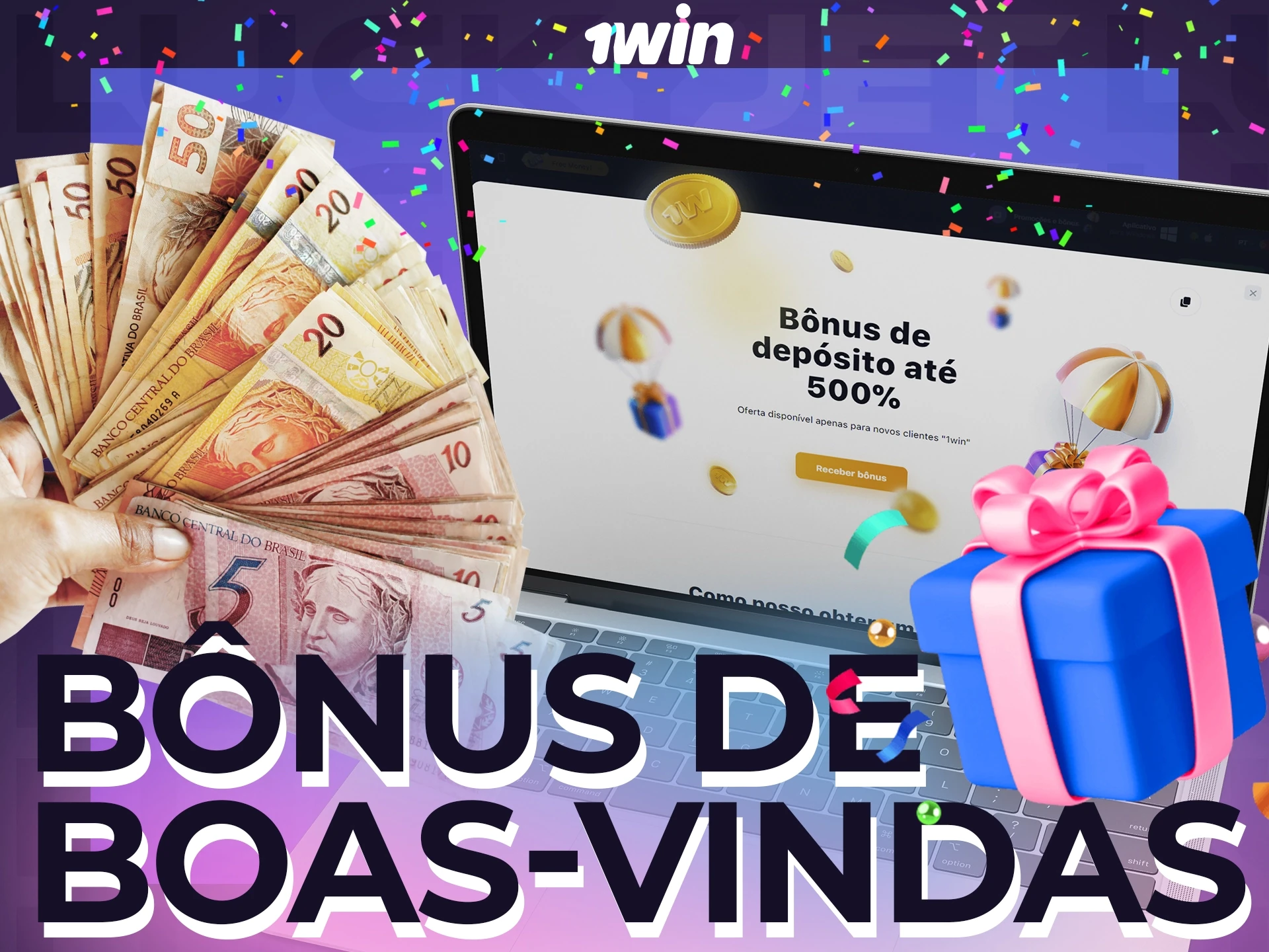 Ao 1win, receba umNo 1win, você pode receber um enorme bônus de boas-vindas em seu primeiro depósito.
