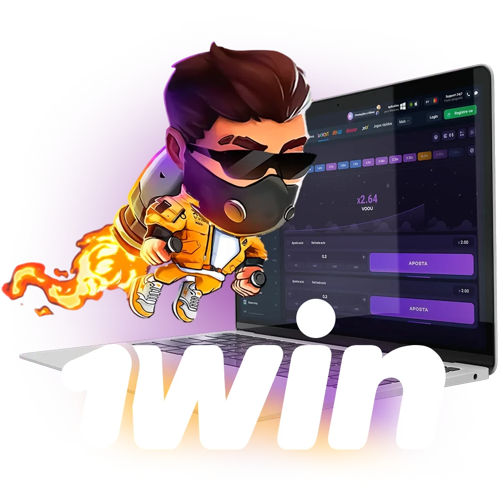 Com 1win pode jogar Lucky Jet.