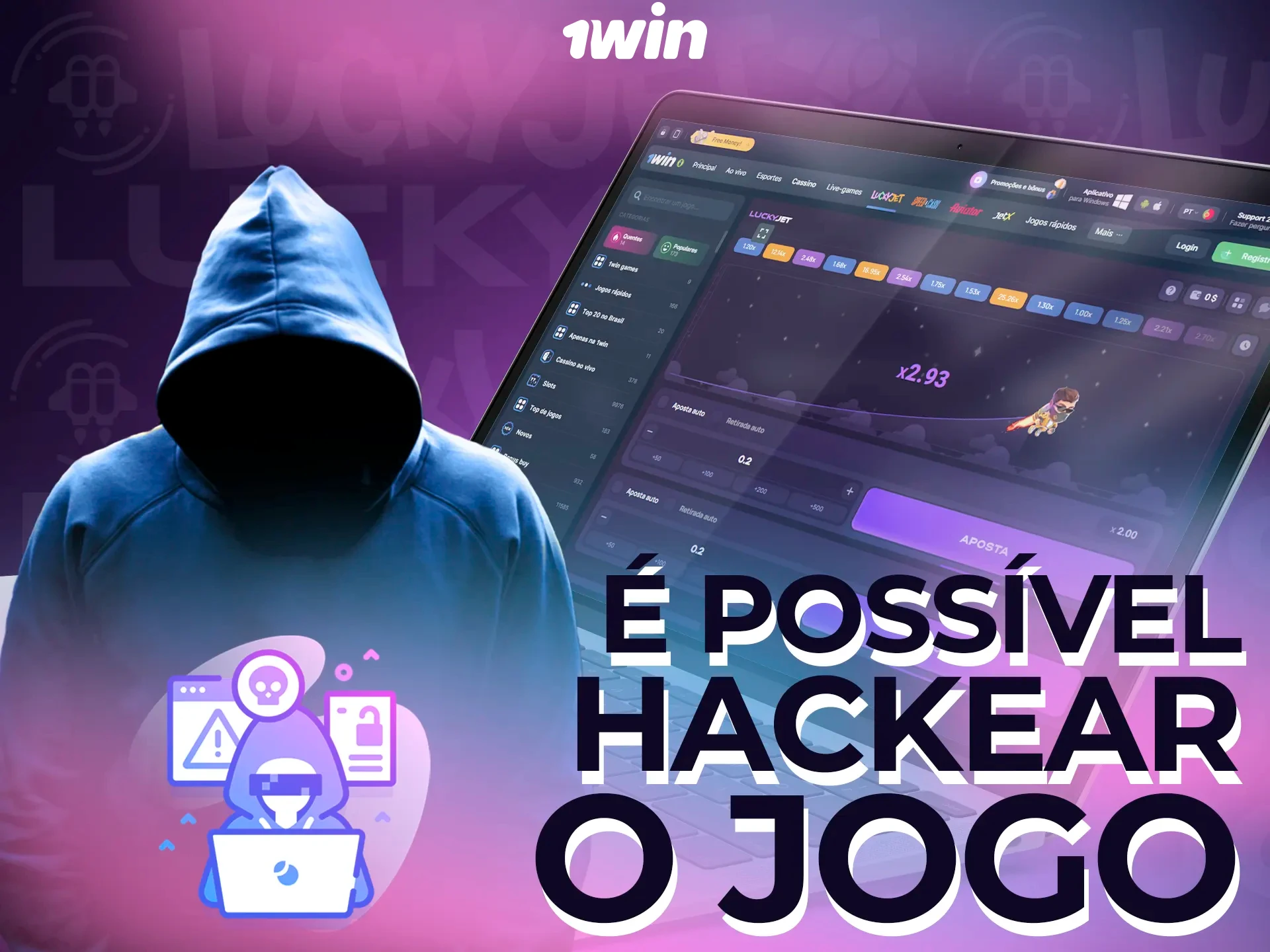 O Lucky Jet no 1Win é seguro para os jogadores.